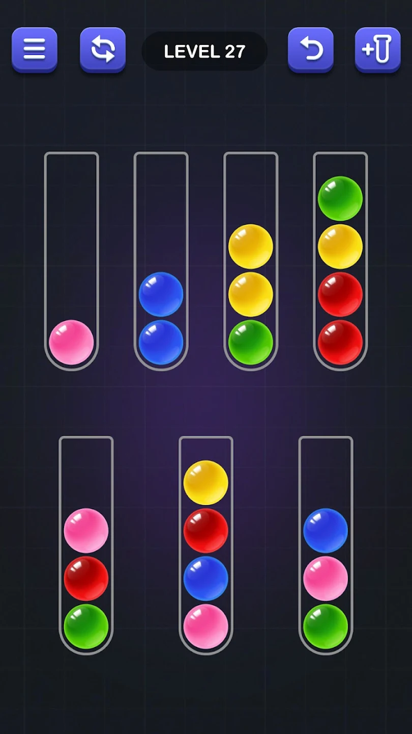 Ball Sort Game - Nivel Básico